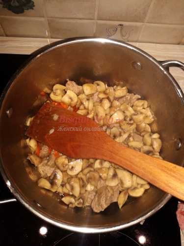 овощи с грибами